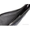 thumbnail image 5 of MCM Veritas Medium Dark Grey Denim Monogram Clutch Pouch, 5 of 5