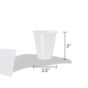 Great Value All Purpose Disposable Plastic Cups, Clear, 5 oz, 100 Count