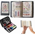 thumbnail image 4 of Embroidery Book Kit, Portable Sewing Book With Complete Tutorial And Needle Set, For Beginners And All Scenario Crafting, 10X8X1In 0.6Lb, 4 of 9