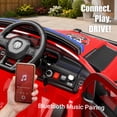 thumbnail image 4 of 12V Ride on Truck Cars, SHINPT RAM1500 Battery Powered Ride on Toy w/ Parent Remote Control, 4-Wheel Suspension, LED Lights, Bluetooth Music,Kids Electric Ride on Car for Ages 3-6, Fire Truck, Red, 4 of 8