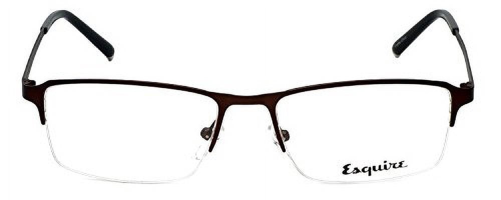 Esquire Designer Reading Glasses EQ1520 in Satin-Brown 54mm with Case +3.25