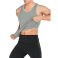 thumbnail image 4 of DODOING Men's Body Shaper Shirt Vest Tummy Control Tank Top Compression Waist Slimming Undershirts Vest, 4 of 8
