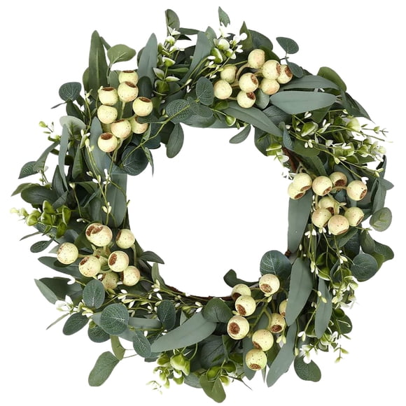Hearth & Gear Summer Berry Wreath Festival Rattan Door Hanging Leaf Rattan Decorative Pendant Advent Wreath Craft Wreaths Christmas Front Door Wreath Front Door Decorations And Wreaths Living Wreath