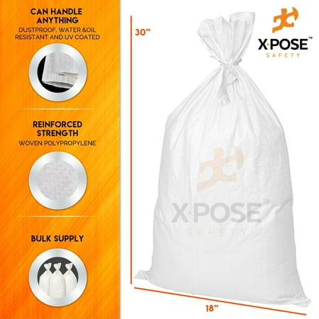 18 X30 Empty Sand Bags 1 000 Pk With Ties Heavy Duty Woven Polypropylene Uv Sun Protection Dust Water And Oil Resistant Home 18 X30 Empty Sand Bags 1 000 Pk With Ties Heavy Duty Woven Polypropylene Uv Sun Protection Dust Water And Oil Resistant Home