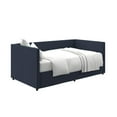DHP FullSize Daybed with Storage for Adults, Blue Linen