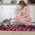 thumbnail image 3 of Pink and Black Of Leopard Print Kitchen Rugs Sets Of 2,Anti Fatigue Kitchen Mat Rugs Non Slip Washable,Decorative Kitchen Floor Mats for Kitchen,Sink,Laundry,17"x30"+17"x47", 3 of 7