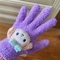 thumbnail image 1 of Sanrio-guantes de felpa de Hello Kitty para niñas, manoplas de invierno de felpa de punto cálido, Kawaii, Cinnamoroll, Kuromi, regalo de Navidad, 1 of 4