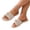 Gold, variant on Mesh Bow Sandals, Lace Slide Slippers, Breathable Flat Sandals, Women's Raffia Flat Beach Bow Sandals 2026 Boho Vacation Cute Slippers Slip On Summer Slides Shoes, Gold 6