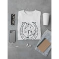 thumbnail image 3 of Sketch Horse And Horseshoe Tee Men's -Image by Shutterstock, 3 of 4