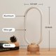 thumbnail image 5 of Lámpara de escritorio LED de estilo concéntrico innovadora, multifunción para oficina en casa, base de madera antideslizante que garantiza la estabilidad, LED blanco cálido que cuida la vista con una, 5 of 8