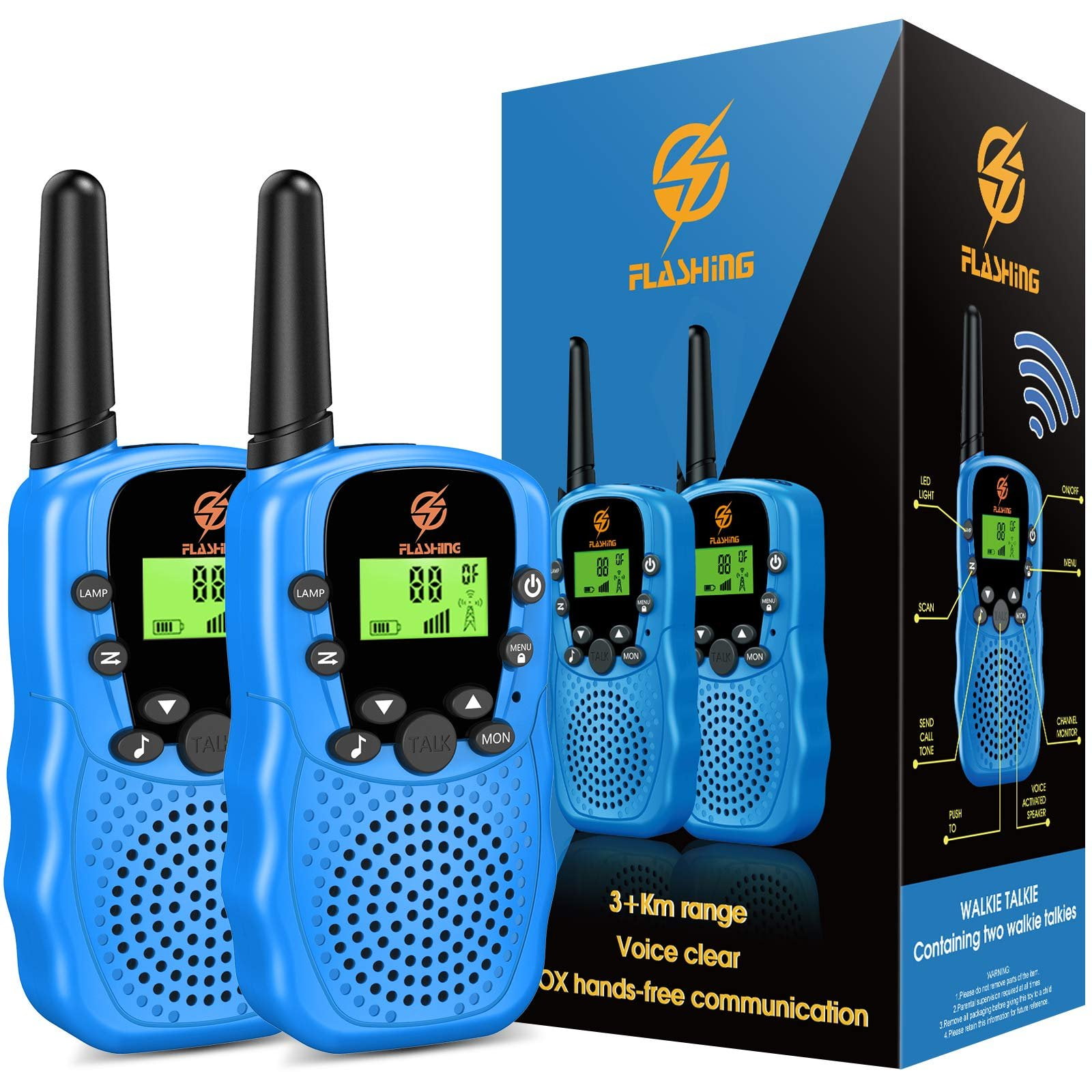 Kids Walkie Talkies Toy for Kids, Radio, Clear Sound Quality, 3 KM