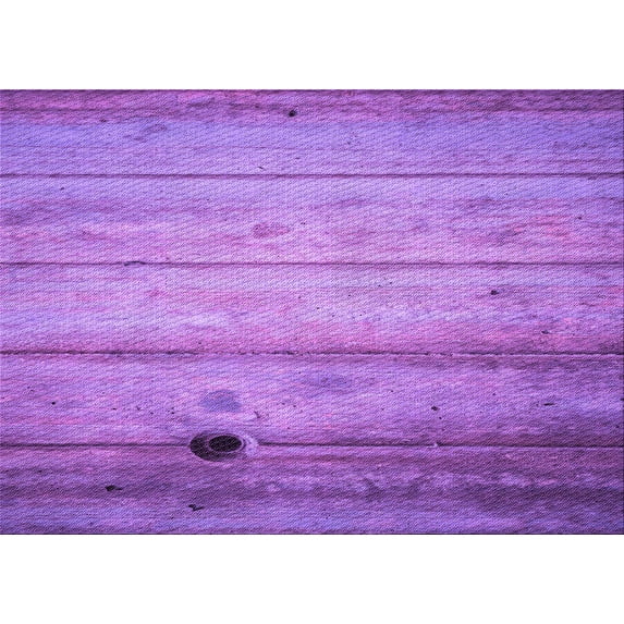 Ahgly Company Indoor Rectangle Patterned Heliotrope Purple Area Rugs, 5' x 7'