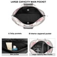 thumbnail image 2 of Flower Women's Large Weekend Travel Bag Moving Canvas Handbag Thick Double Layer Beach Weekend Travel Unisex Hospital Maternity Delivery with Toiletry Waterproof, 2 of 5