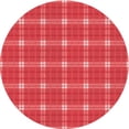 thumbnail image 1 of Ahgly Company Indoor Round Patterned Bean Red Area Rugs, 3' Round, 1 of 6