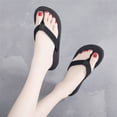 thumbnail image 6 of Women Men Arch Support Yoga Mat Cushion Comfortable Summer Beach Slip On Walking Thong Sandals Non Slip Breathable Fashion Flat Flip Flops Slim Slides Shower Bathroom Platform Casual Footwear, 6 of 6