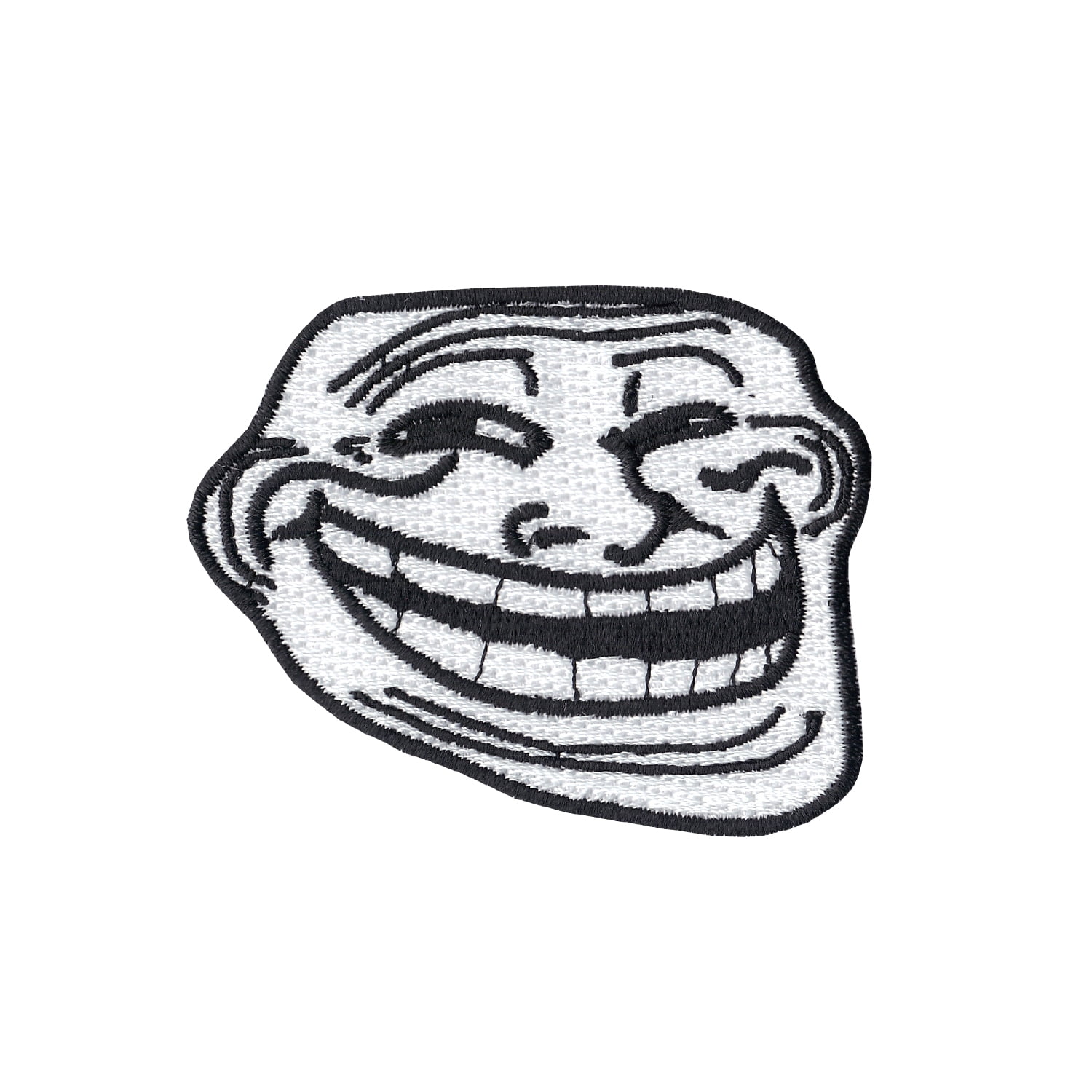 Creepy happy troll face | Greeting Card