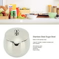 thumbnail image 2 of Stainless Steel Sugar Bowl, Sturdy Spice Tin Dishwasher Safe With Lid For Home, 2 of 7