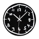 thumbnail image 1 of Reloj de pared acrílico minimalista, sencillo, silencioso, elegante y versátil. Negro, 1 of 9