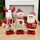 thumbnail image 5 of Muñecos navideños de gran tamaño, muñecos de nieve retráctiles de Papá Noel, alces, figuras navideñas, decoración navideña, regalo para niños, adorno para árbol de Navidad, 5 of 5
