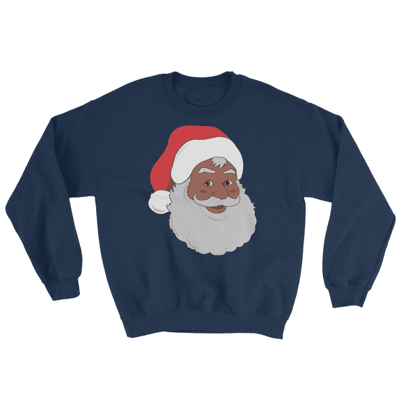 Black Santa Unisex Sweatshirt