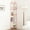 Pink, variant on Corner Shelf Stand, 5-Tier Bookshelf, 65" Tall Shelves for Bedroom, Living Room, Narrow Display Bookcase, Pink with Display Shelves for Office