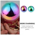 thumbnail image 4 of Set of 2 Stainless Steel Gazing Globe Mirror , Colorful Metal Spheres for Outdoor Garden Decoration, 4 of 6
