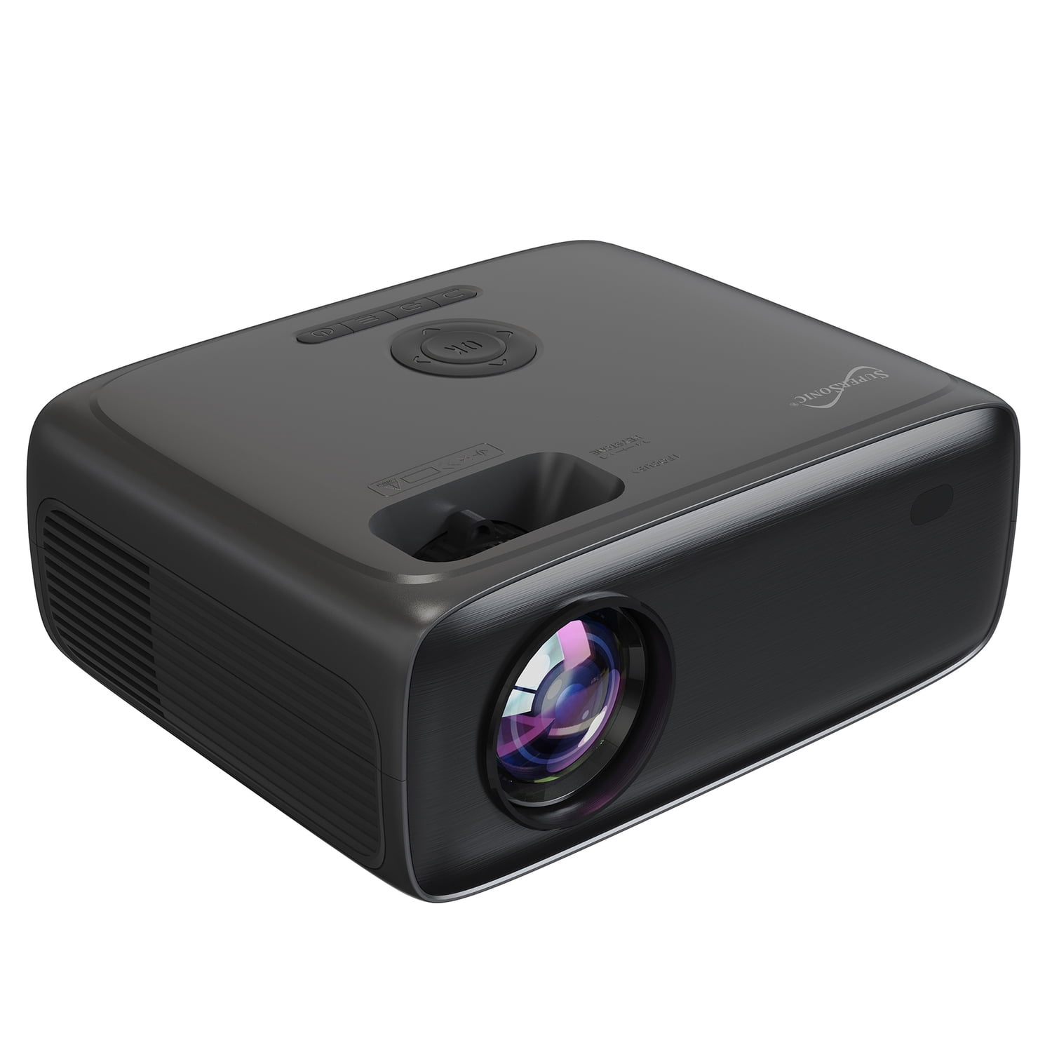 Supersonic 1080p 300-ANSI-Lumen Compact LED Projector with Bluetooth and Remote