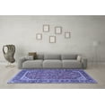 thumbnail image 3 of Ahgly Company Indoor Rectangle Persian Blue Traditional Area Rugs, 2' x 4', 3 of 4