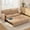 Brown, variant on Ywen 74" King Pull Out Sofa Bed -Convertible Sleeper Sofa Bed, Corduroy Pull Out Couch with USB Charging,Side Pockets for Living Room,Bedroom