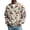 Multicolor #7, variant on WULMLEO Christmas Loose Fit Zip Up Bomber Jackets For Men Snowflake Graphic Waffle Knit Jacket Winter Daily Outerwear Navy XL
