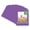 Purple Iris, variant on Purple Iris Picture Frame Mat for 8.5x11 Frames - Fits 7x9 Photos - 1 Mat