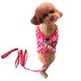 thumbnail image 1 of Correa para el pecho transpirable y cómoda para mascotas, correa para el pecho para perros y gatos, correa para el pecho con puntos blancos para perros MFZFUKR BST3001957-4, 1 of 5