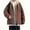 D Brown, variant on Timoontee Men's Outdoor Windbreaker Solid Zip Up Qulited Jacket Coat Winter Thickened Thermal Warm Hooded Coats Casual Comfy Outerwear Coat Beige S