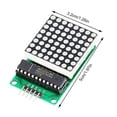 thumbnail image 2 of Peggybuy MAX7219 8x8 Dot Matrix Module MCU LED Display Control Module 5V with Interface, 2 of 4