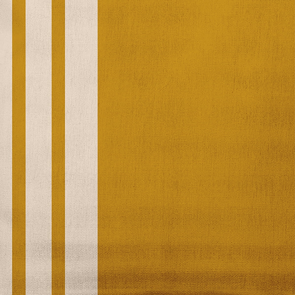 Simply Daisy 16" x 16" Stripe Indoor/Outdoor Polyester Throw Pillow, Autumn Gold