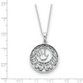 thumbnail image 2 of Sterling Silver Antiqued Mini 18inch Necklace - 6.1 Grams, 2 of 2