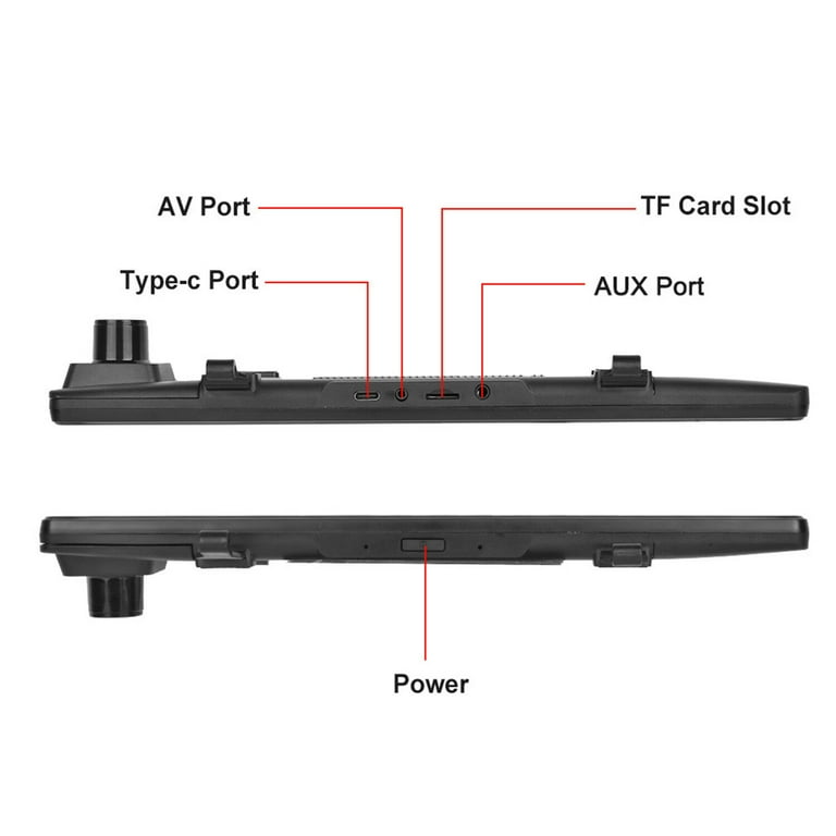 11.26" 4K WiFi Mirror Dash Cam With 64GB Card – Front & Rear Recording, Touch Screen, Night Vision, Parking Monitor