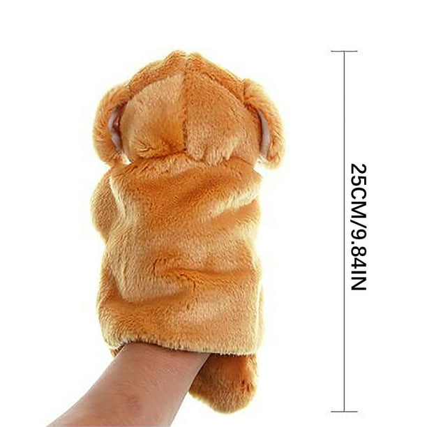 Goki Lot de 3 marionnettes Peluches à Main Animaux Sauvages
