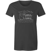 9 Crowns Tees Mama Llama Cute Funny Mom Gift T-Shirt