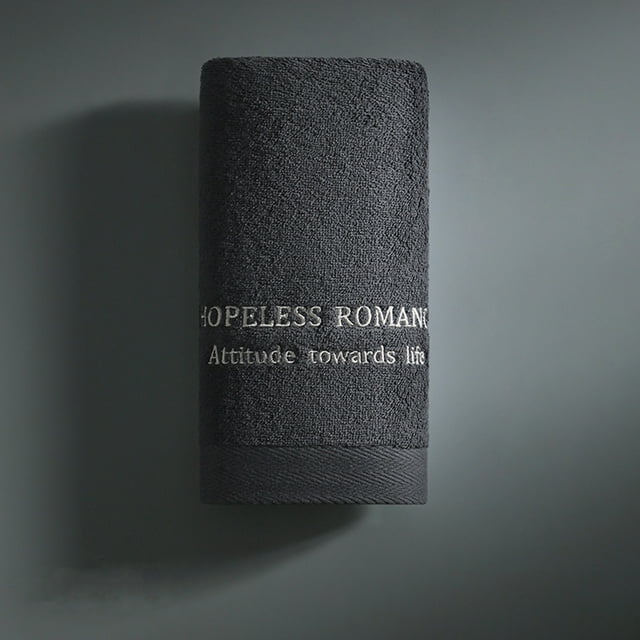 Hand Towel for Bathroom Soft Absorbent Quick Dry Wash Towel Polyester Fiber Face Towel with Double Needle Stitching Non Slip Lightweight Towel for Gym College Dorm Guest Use