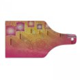thumbnail image 1 of Lantern Cutting Board, Abstract Eastern New Year Festivities Handmade Cultures China Floral Background, Decorative Tempered Glass Cutting and Serving Board, Wine Bottle Shape, Fuchsia, by Ambesonne, 1 of 1