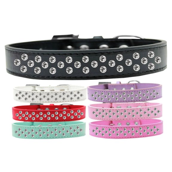 Dog, Puppy Pet Fashion Collar, "Clear Crystal Sprinkles"