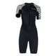 thumbnail image 5 of Traje de neopreno corto para adultos, traje de baño con cremallera frontal, traje de baño térmico, snorkel Mujer S, 5 of 7