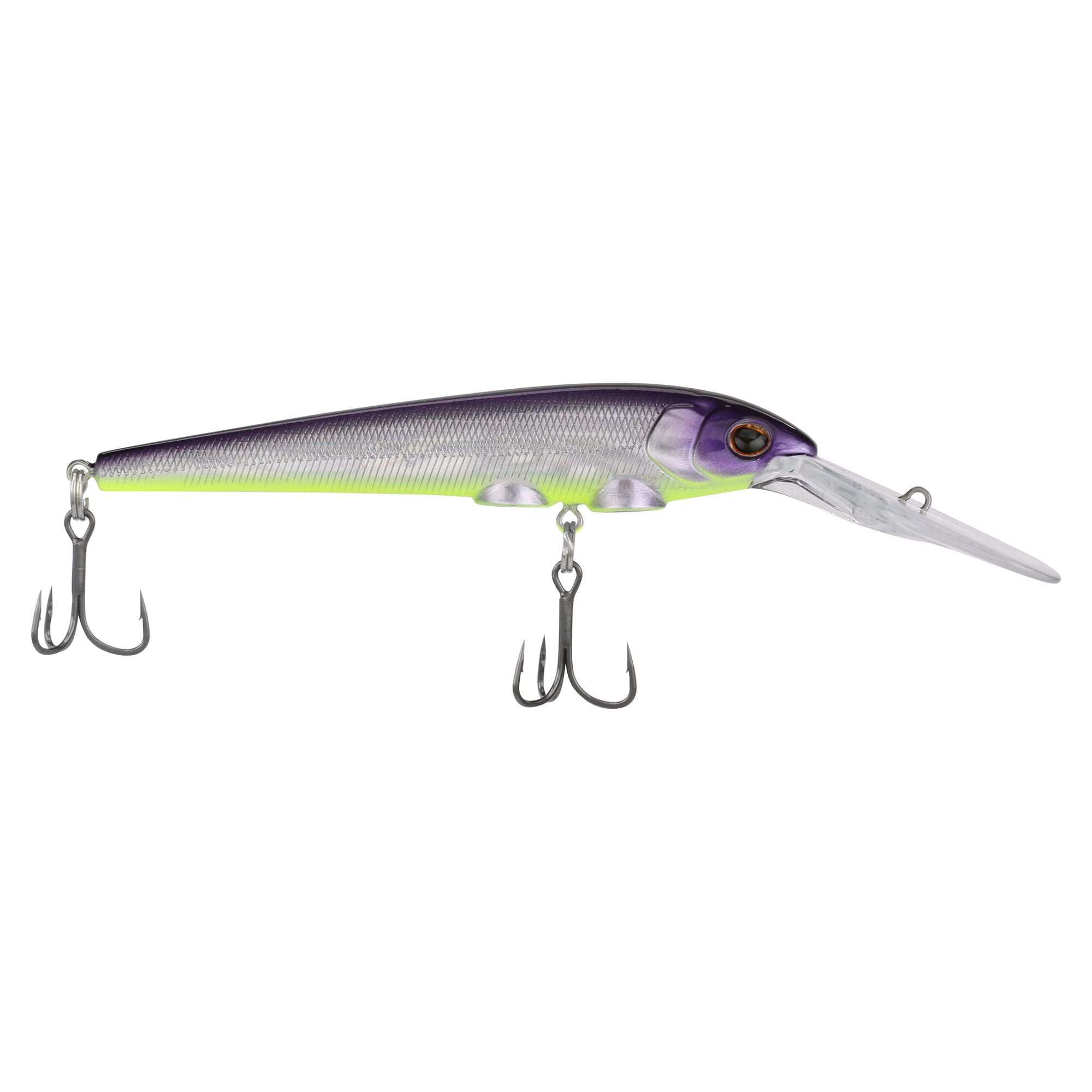 Berkley Deep Hit Stick, 3.75 in, Crankbaits, Purple Slime (1 Count)