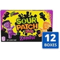 thumbnail image 2 of SOUR PATCH KIDS Zombie Orange & Purple Soft & Chewy Halloween Candy, 12 - 3.5 oz Trick or Treat Boxes, 2 of 3