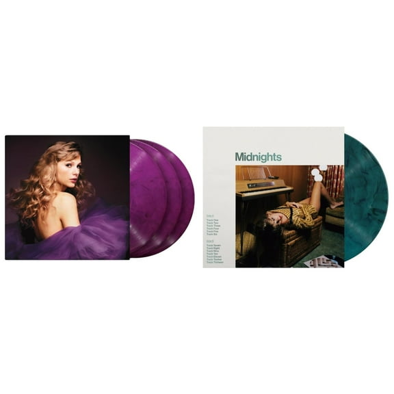 Speak Now (Taylor's Version) (Orchid Marbled Vinyl/3LP) & Midnights (X) (Jade Green LP Vinyl)