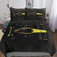 thumbnail image 1 of Formula 1 Bedding Set With 3d Duvet Cover F1 Microfiber Duvet Cover And Pillowcases With Zipper Closure 3 Pcs For Single Or Double Bed, 1 of 5