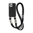thumbnail image 1 of Luxury Solid Color Crossbody Lanyard Strap Phone Case For Iphone 15 Series, iPhone 12 Pro Max, 1 of 6