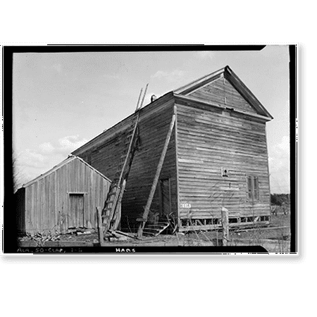 Historic Print, Deer's Store, U.S. Highway 84 (State Highway 12), Claiborne, Monroe County, AL - 2, 16" x 20"