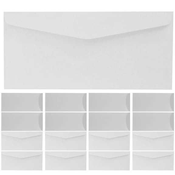 Supvox 40Pcs Large White Paper Envelopes for Invitations Greeting Cards and Special Events